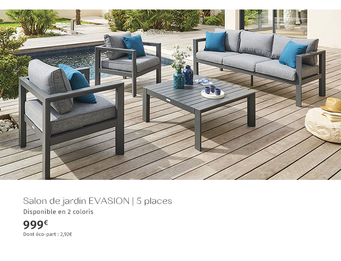 Salon de jardin Evasion - Hespéride