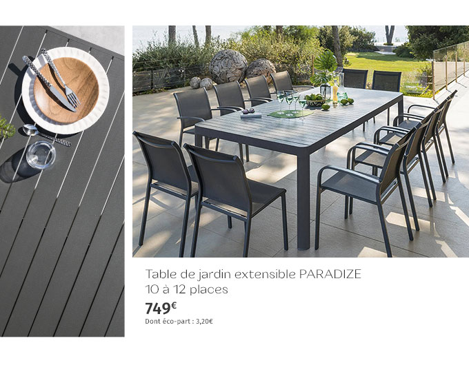 Table de jardin Paradize - Hespéride