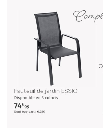 Chaises et fauteuils de jardin - Hespéride