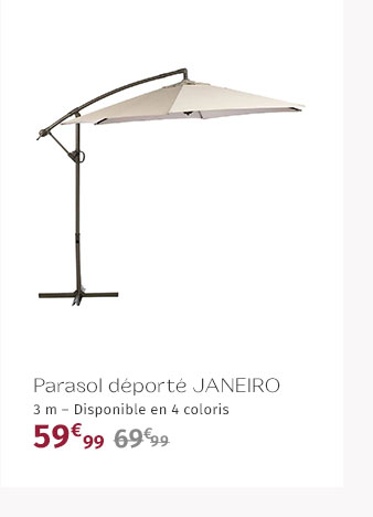 Parasol déporté JANEIRO - Hespéride