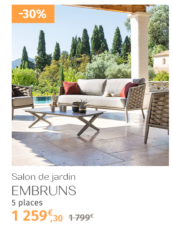 Salon de jardin EMBRUNS