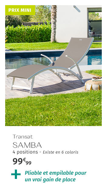 Transat SAMBA Noisette & Blanc