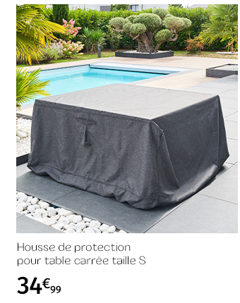 Housse de protection HAMBO pour table carrée S