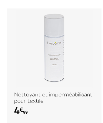 Nettoyant et imperméabilisant pour textile