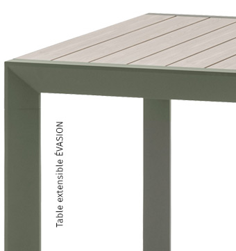 Table de jardin extensible coulissante ÉVASION