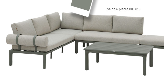 Salon de jardin DILORS Vert laurier