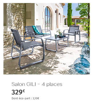 Salon GILI - 4 Places - 329€