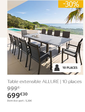 Table extensible ALLURE 10 places - 699,30€