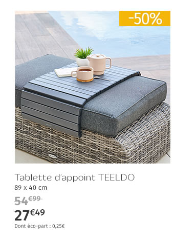 Tablette d'apoint TEELDO - 27,49€