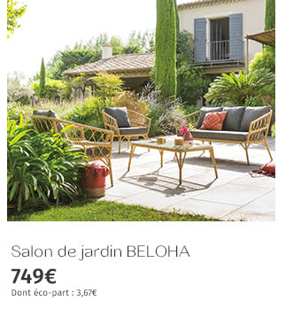 Salon de jardin BELOHA