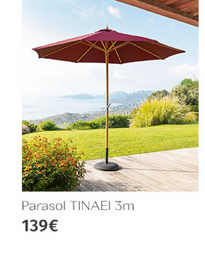 Parasol TINAEI - 3 m - 139€