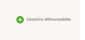 Coussins déhoussables