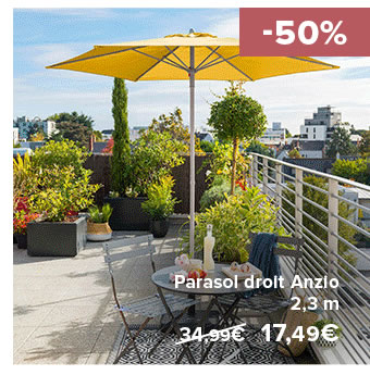 Parasol droit Anzio