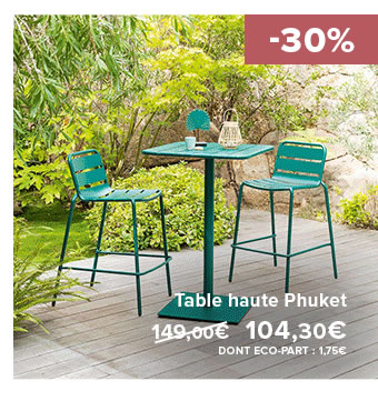 Table haute Phuket