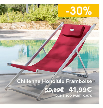 Chilienne Honolulu Framboise - 41,99€ - DONT ÉCO-PART : 0,97€