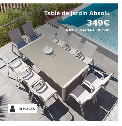 Table de jardin Absolu