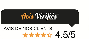 Avis Vérifiés AVIS DE NOS CLIENTS 4.5/5