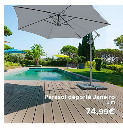 Parasol déporté Janeiro