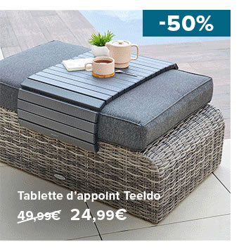 Tablette d'appoint Teeldo