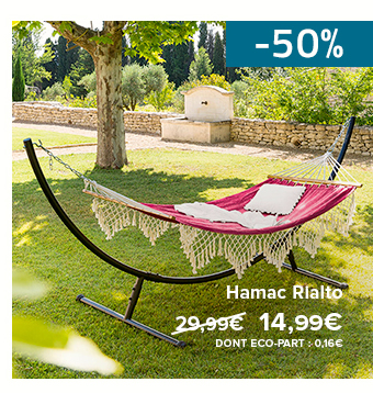 Hamac Rialto - 14,99€ - DONT ECO-PART : 0.16€