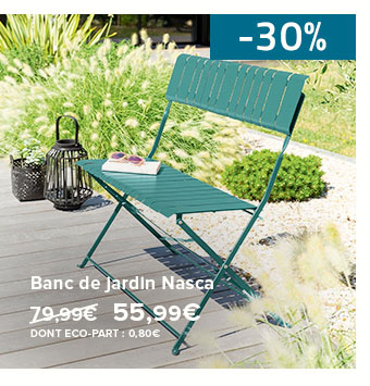 Banc de Jardin Nasca - 55,99€