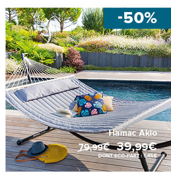 Hamac Akio - 39,99€ - DONT ECO-PART : 1,45€