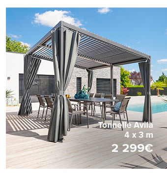 Tonnelle Avila 4 x 3 m 2 299€