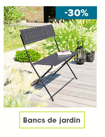 Banc de jardins -30%