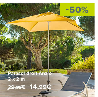 Parasol droit Anzio