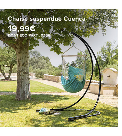 Chaise suspendu Cuenca - 19,99€