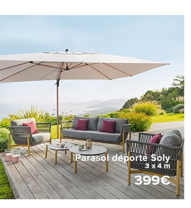 Parasol déporté Soly - 399€