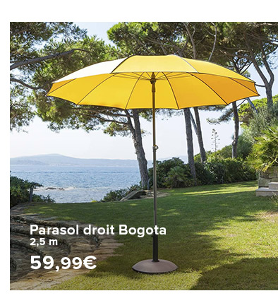 Parasol droit Bogota - 59,99€