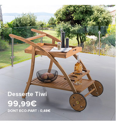 Desserte Tiwi - 99,99€ - DONT ECO-PART : 0,48€