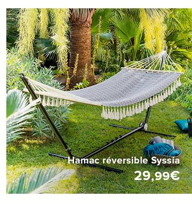 Hamac réversible Syssia - 29,99€