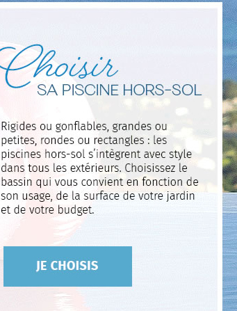 Choisir SA PISCINE HORS-SOL | JE CHOISIS