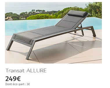 Transat ALLURE 249€ DONT ECO-PART : 3,00€