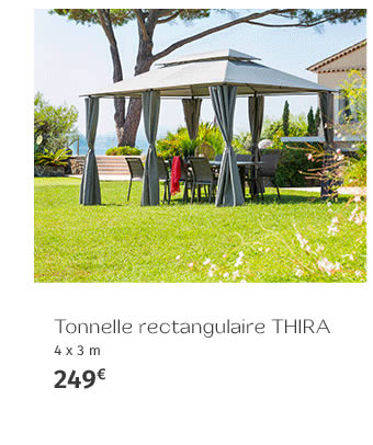 Tonnelle rectangulaire THIRA - 249€