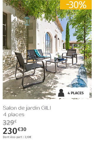 Salon de jardin GILI