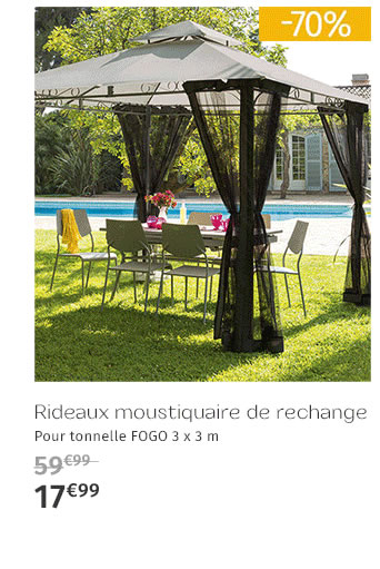 Rideaux moustiquaire de rechange