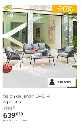 Salon de jardin DADIA