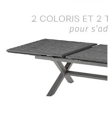 2 COLORIS ET 2 TAILLES pour s'adapter à votre style !