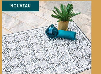 NOUVEAU Tapis d'extérieur MOSAIQ 230 x 155 cm 59€99